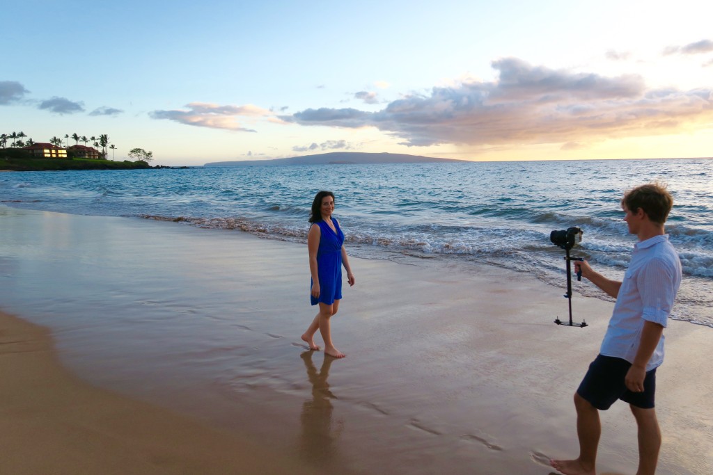 Filming in Maui Travel with Kate