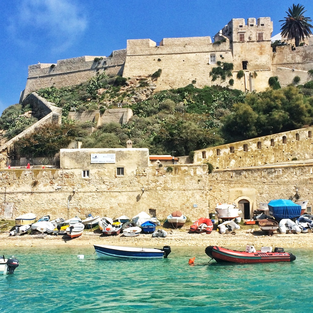 The port at San Nicola island.