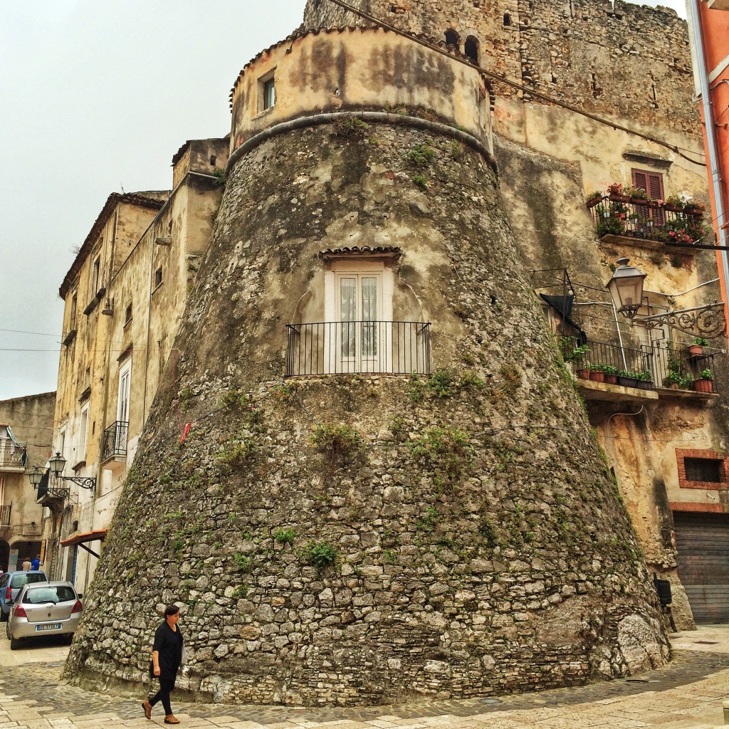 An old tower turned apartment in Vico del Gargano.